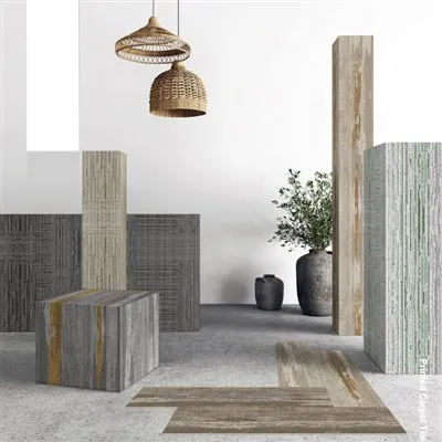 Ó-ofið prentað teppaflísar